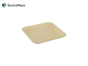 6 inch palm leaf square plates