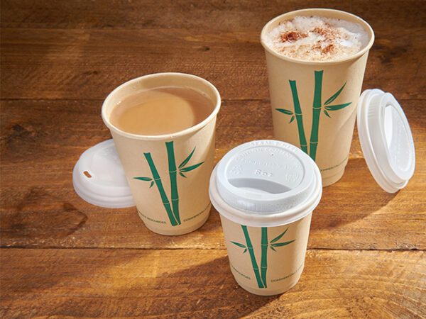 12oz Bamboo Fibre Double Wall Hot Cups - Image 2