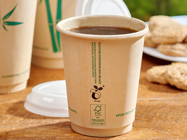 12oz Bamboo Fibre Double Wall Hot Cups - Image 4