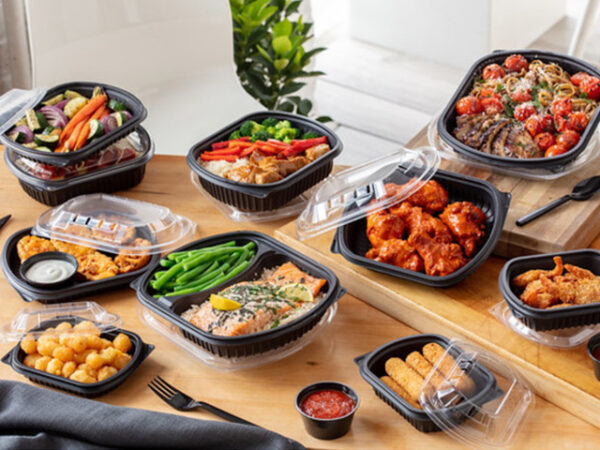 32oz Black PP Medium Containers - Image 2