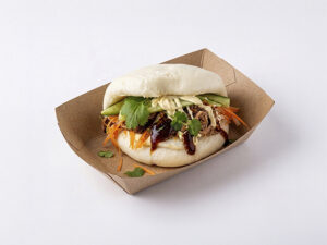 1/2 lb Small Food Trays with bao bun