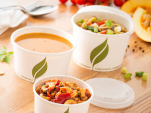 Leaf2 White Food Containers -  Sample Pack