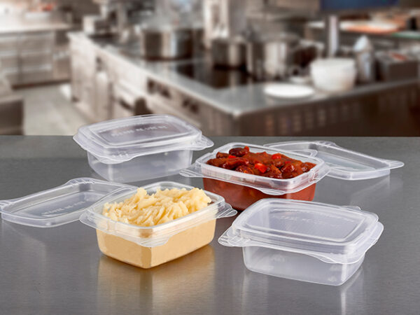 200ml Translucent PP Rect. Portion Container - 200 - Image 2