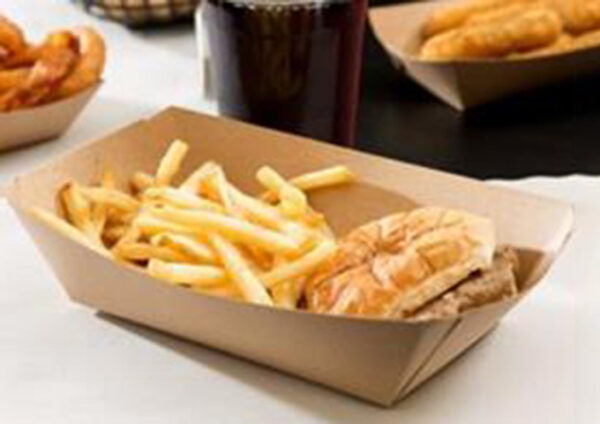 2lb Brown Ecocraft Food Trays - Image 3
