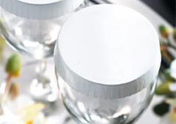 76mm Plain White Glass Cover - Image 2