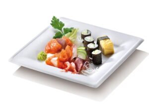 square bagasse plates