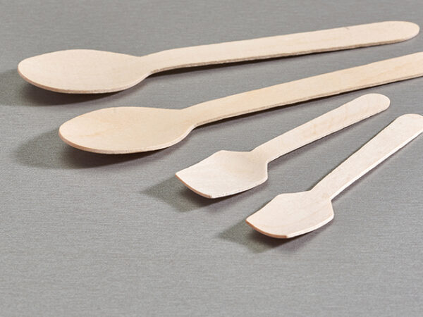 95mm Wooden Ice Cream Spade - Image 2