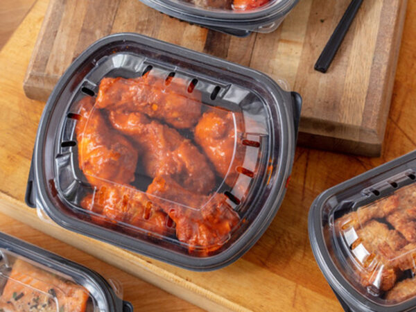 24oz Black PP Medium Containers - Image 2