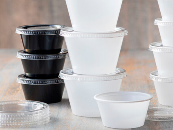 Clear PET Lids for PP Portion Pots 1oz - Image 2