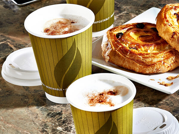 double wall paper hot drink cups