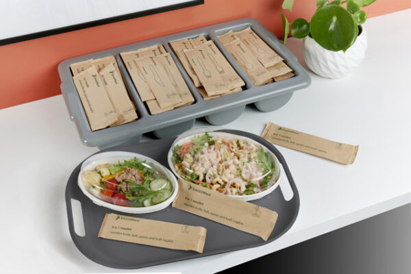 individually wrapped wooden cutlery