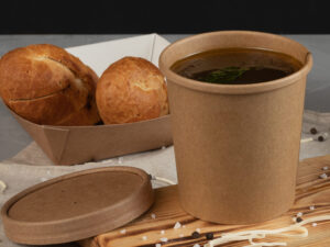 Kraft PLA Lined Soup Containers - Sample Pack
