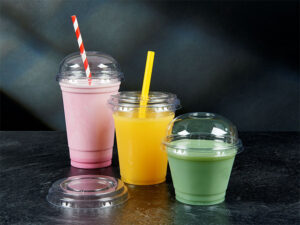 rPET Recycled Plastic Cold Drink Cups & Lids - Sample Pack