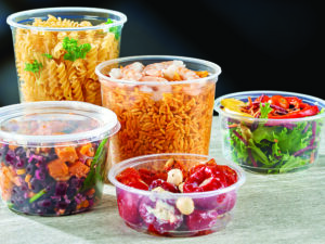 clear plastic deli containers and lids