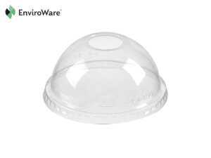 Clear PLA Domed Lids (hole) fits 9/12/16oz