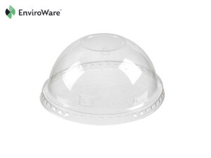 Clear PLA Domed Lids (no hole) fits 9/12/16oz