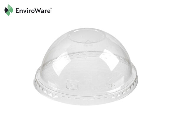 Clear PLA Domed Lids (no hole) fits 9/12/16oz