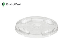 Clear PLA Flat Lids (no straw slot) fits 9/12/16oz