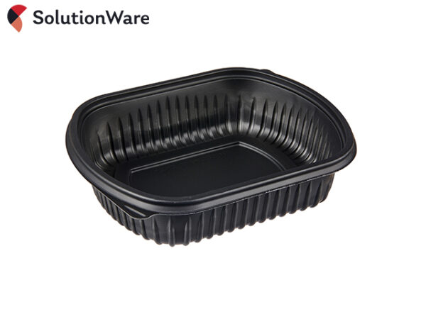 24oz Black PP Medium Containers