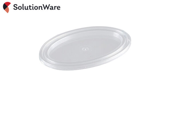 Translucent PP Lids for Oval Portion Pots 3/4oz