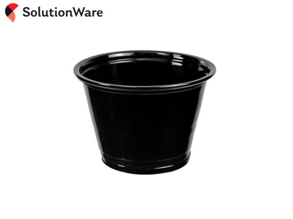 4oz Black PP Portion Pots