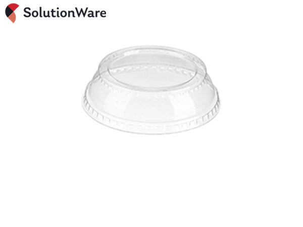 Clear PET Raised Flat Combi Lids fit 9/12/16/20oz