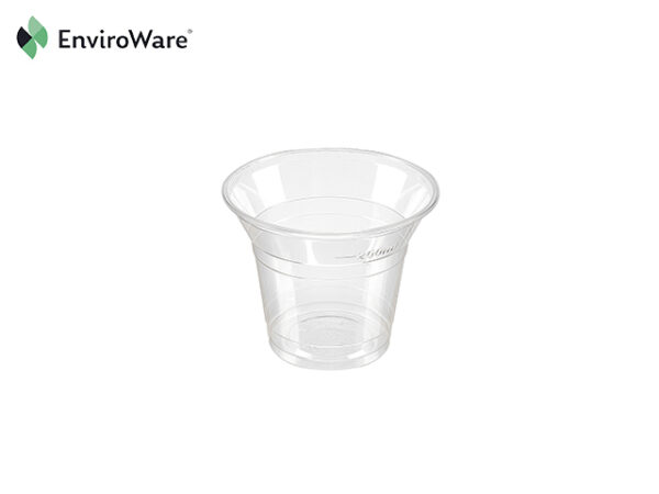9oz Clear PLA Cold Cups (squat) - 96 mm Ø