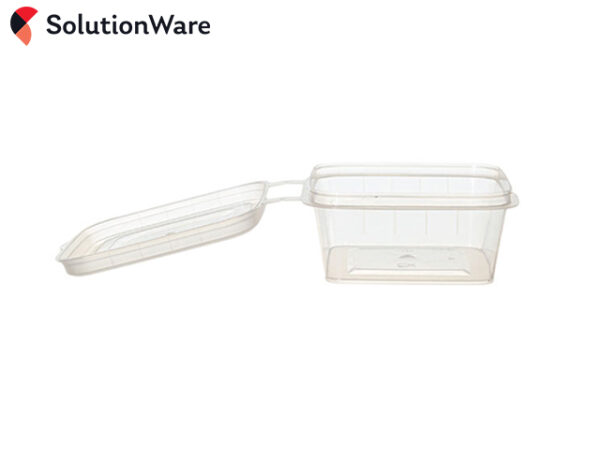 3.28oz Translucent PP Square Hinged Portion Pots