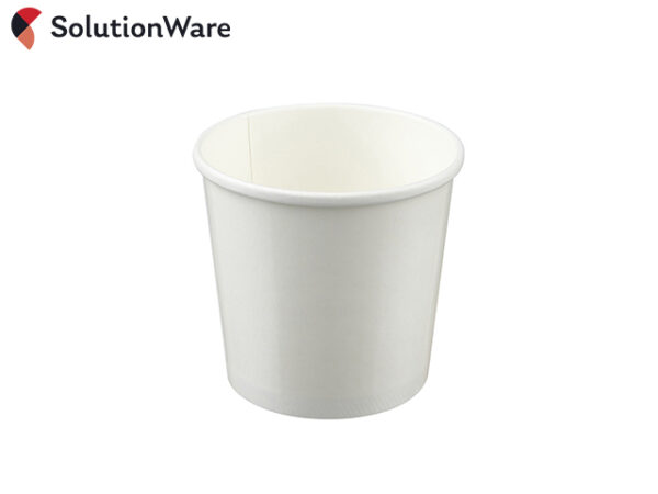 26oz White Double PE Lined Soup Containers