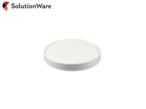 White PE Lined Paperboard Lids for 26/32oz