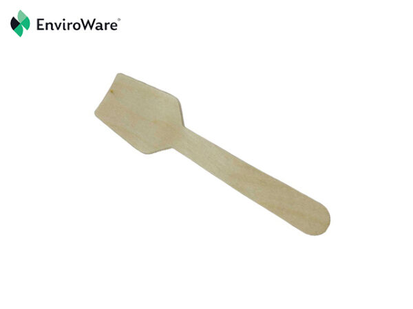 95mm Wooden Waxed Ice Cream Spade
