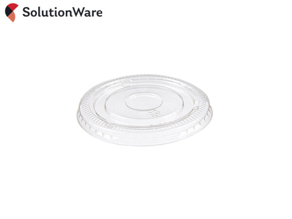 Clear Flat PET Lids for 3.25/4oz Portion Pots