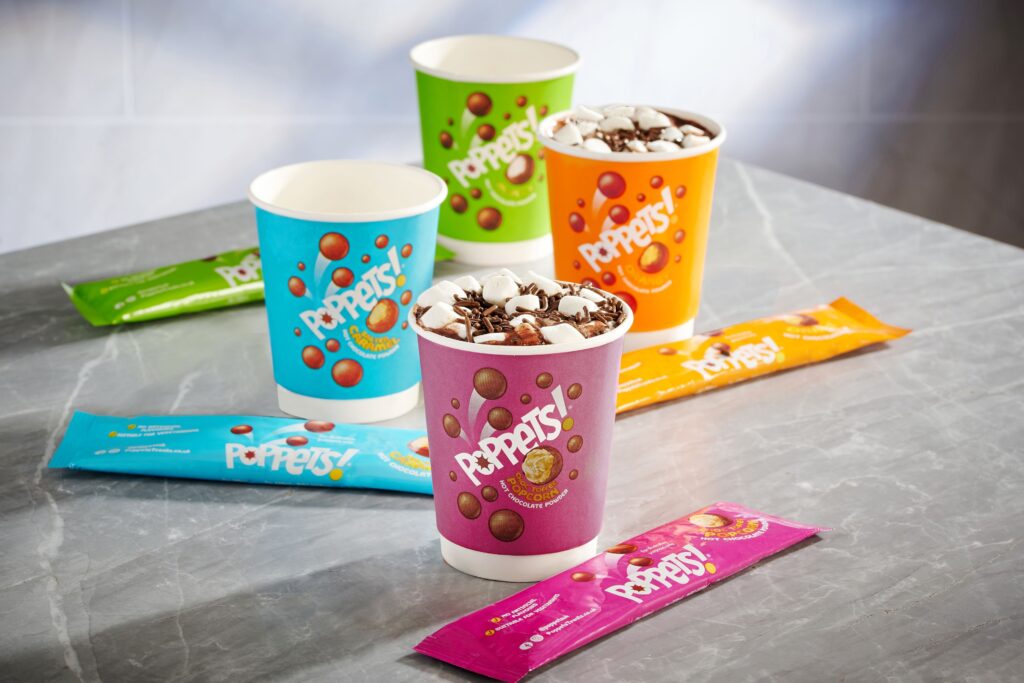 Printed paper hot drink cups