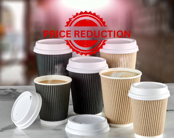 cheap ripple paper hot drink cups