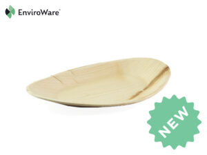 11" Palmleaf Tear Drop Platter