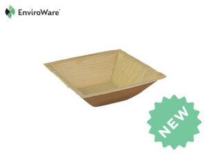 6.5" square palmleaf bowl