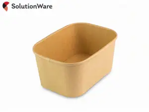 1000ml Kraft PP Lined Rectangular Containers