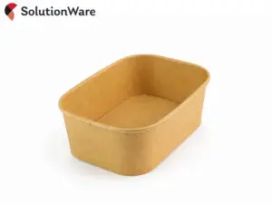 750ml Kraft PP Lined Rectangular Containers