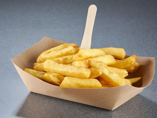 kraft card open chip tray